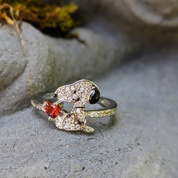 OUR Favorite Beagle Sparkle Ring - Picture 2 of 4